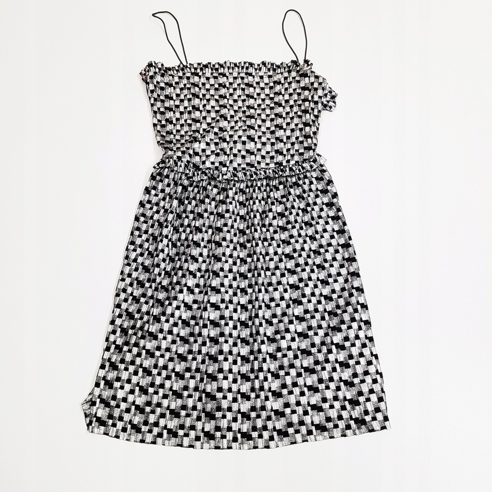 NWT ZARA WOMEN’S SHIMMERY DRESS WITH THIN STRAPS